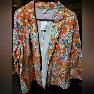 Floral blazer